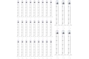 DIZZILY 40 Pack Disposable Vaginal Cream Applicators, Lube Injector Syringes, Fits Preseed, Suppository, Lub-RIC-Ants, Premarin, Gels, Lubricants, Feminine Care Applicator - Comfort Tip and Dosage Markings