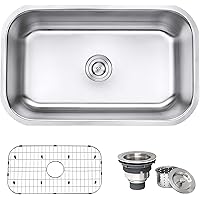 Ruvati 30-inch Undermount 16 Gauge Stainless Steel Kitchen Sink Single Bowl - RVM4250