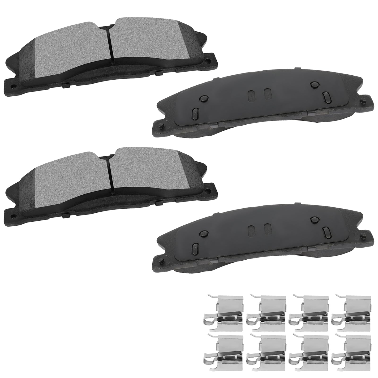 cciyu D1611 Front Ceramic Brake Pads Kits fit For