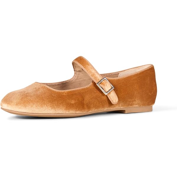 Tamaris Mary Jane Ballerina in Bronze Leather