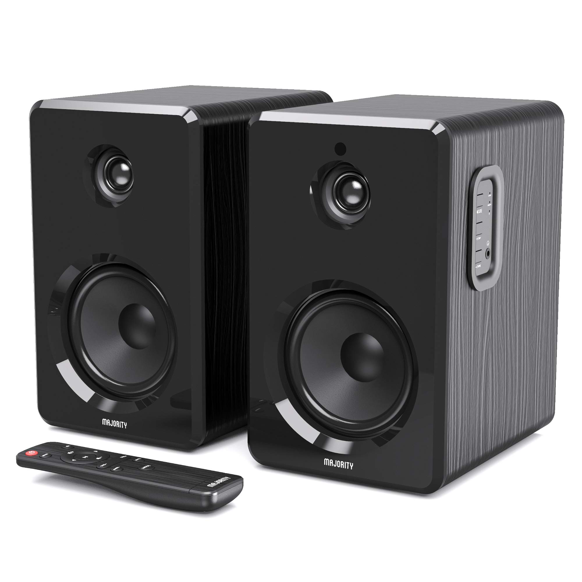 Majority D40 Active Bookshelf Speakers | Powered