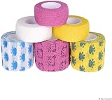 ECO-FUSED Self Adhering Bandage for Cats 6 Pack Elastic Injury Wrap view 2