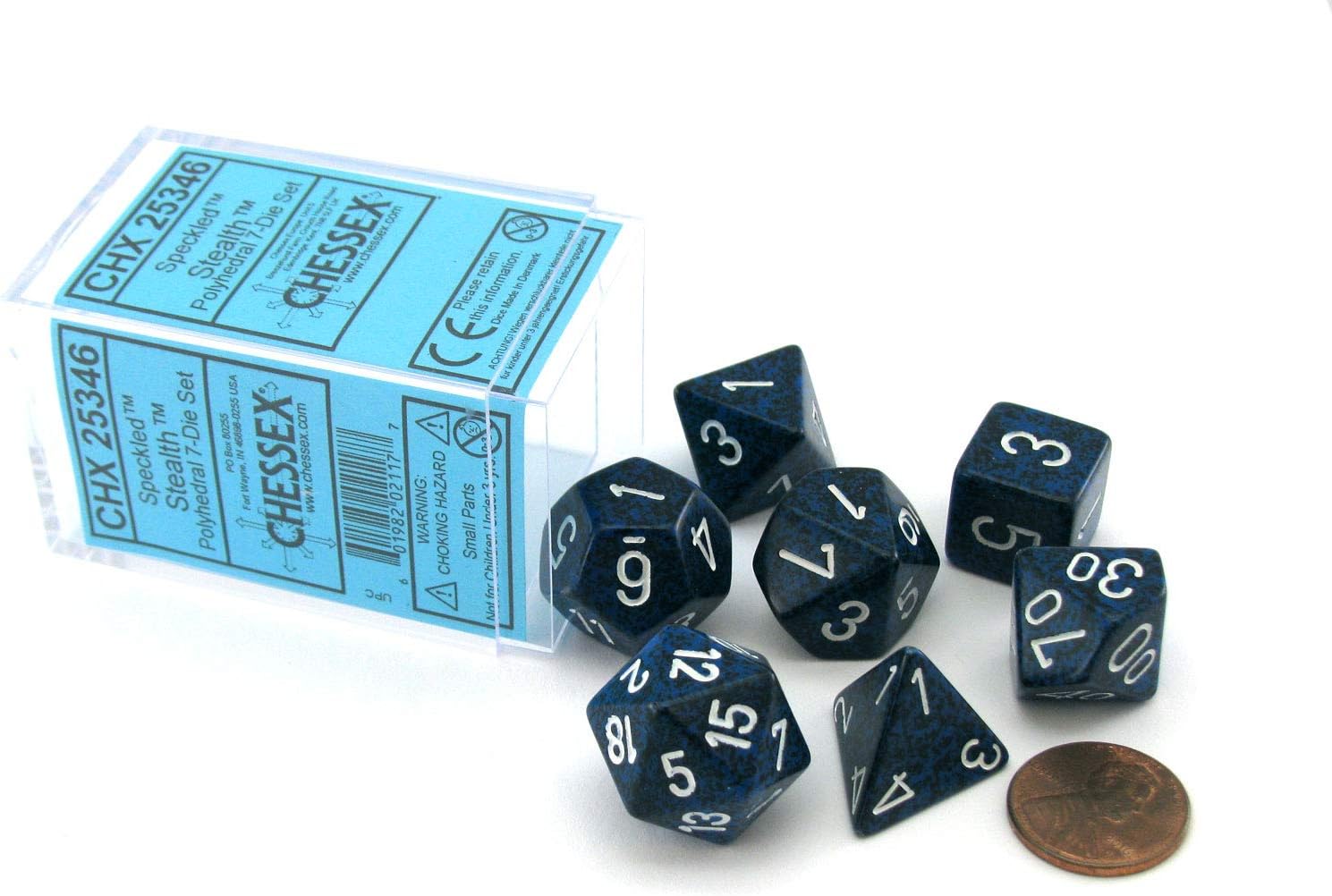 Which Is The Best Chessex Ninja Speckled Polyhedral Set