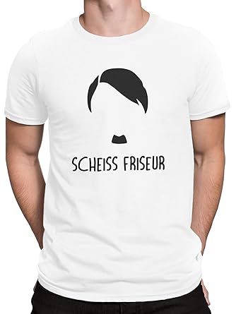 vanVerden Herren T-Shirt Adolf Hitler Scheiss Friseur