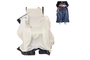 Wheelchair Blanket Waterproof, Fleece Lined Warmer Cover Scooter Cosy lap blanket for Wheelchair Keep Leg Warm for Elderly