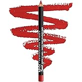 NYX PROFESSIONAL MAKEUP Suede Matte Lip Liner, Velvety-Smooth, Long-Lasting Formula For A Defined Lip Makeup Look - Kitten Heels (Red)