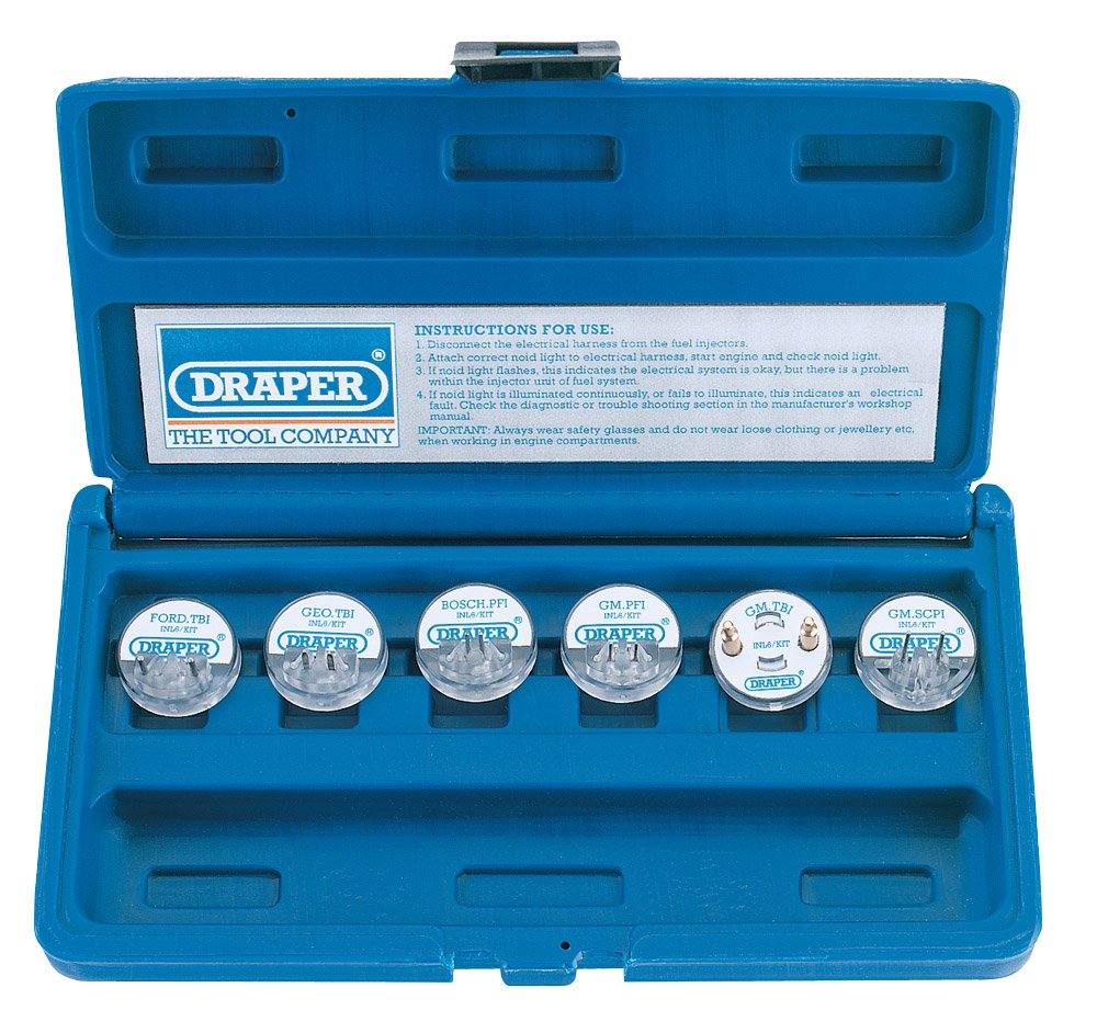 Draper 57798 Injector Noid Light Kit, 6 Pieces , Blue