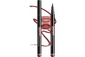 Jutqut Precision Liquid Lip Liner Pen, Matte Waterproof Long-Lasting Lip Stain, All-Day Smudge-Proof Lip Liner Stain, Non-Fea