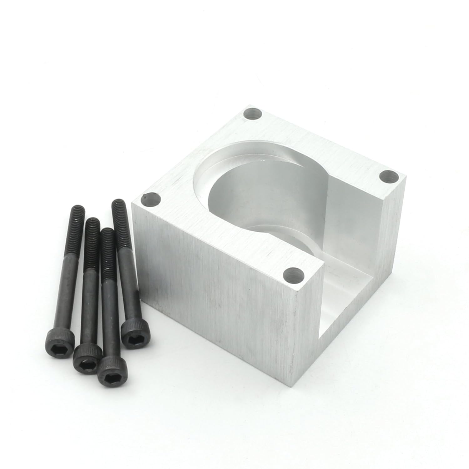 Nema23 Stepper Motor Mount Base 57 Stepping Motor Bracket Clamp Support Holder with 4pcs Installation Screws Aluminium Oxide for CNC Router Machine: Industrial & Scientific
