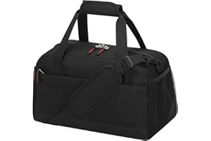 THSOGO Small Gym Bag with Wet Pocket - 14 inch Mini Duffle Bag for Men & Women Lightweight Carry On Bag for Travel Sport - Bl