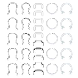D.Bella 16G Clear Flexible Septum Retainer Plastic