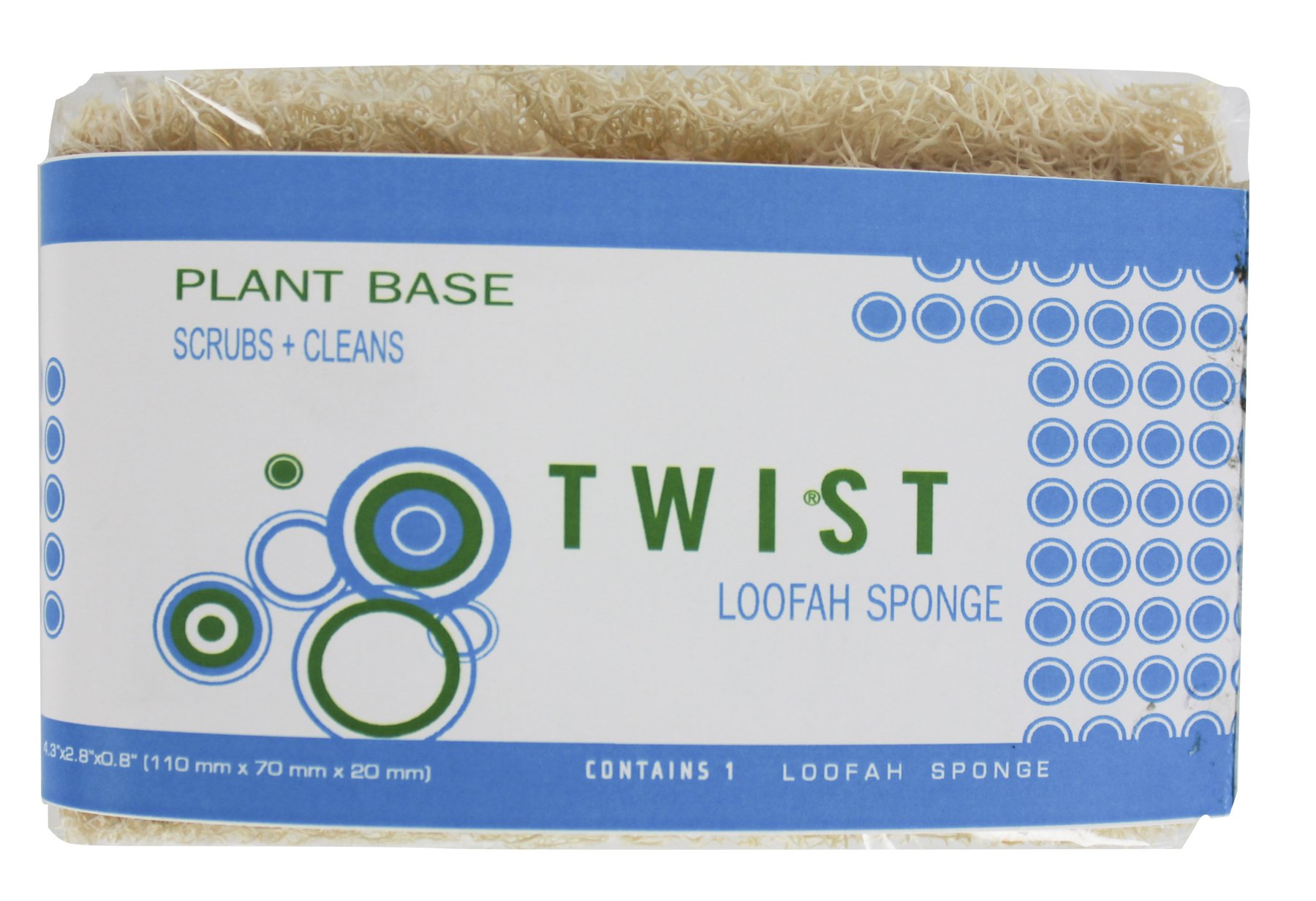 Twist, 278463, Cleaning Loofah Sponge, 2 Pack Bath