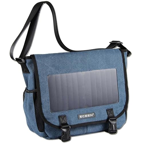 ECEEN Solar Backpack, Solar Charger Panel Pack Message Bag Single