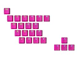 Ranked Rubber Keycap Set | Double Shot Translucent