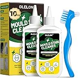 2PCS Household Mou-ld Remover Gel, Washing Machine Cleaner, Tile Grout Cleaner With Brush, Stain Remover Gel for Washer Clean