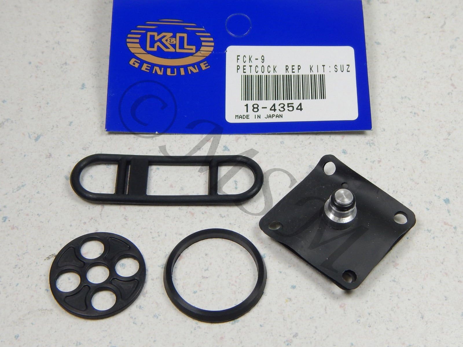 Suzuki 77-78 GS400 New K&L Fuel PETCOCK Repair KIT 18-4354