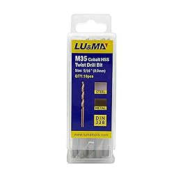 5/16" M35 Cobalt HSS Jobber Length Twist Drill Bit