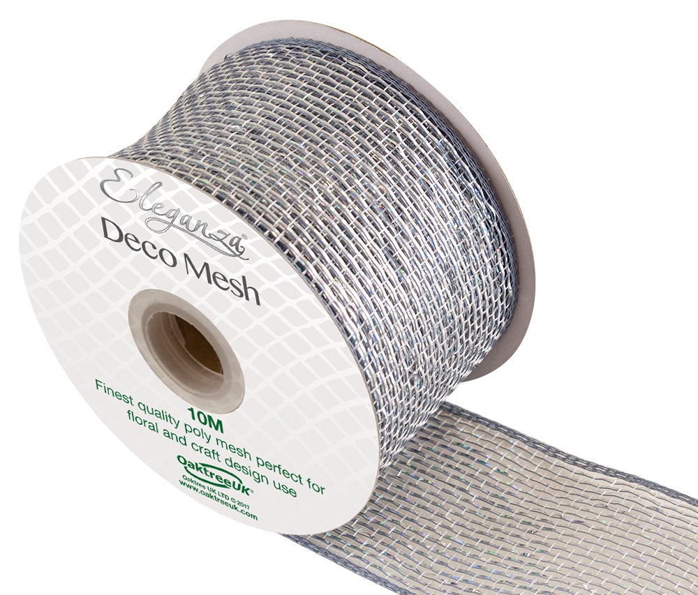 Eleganza DECO Mesh Metallic 63mm x 10m No.21, Pink