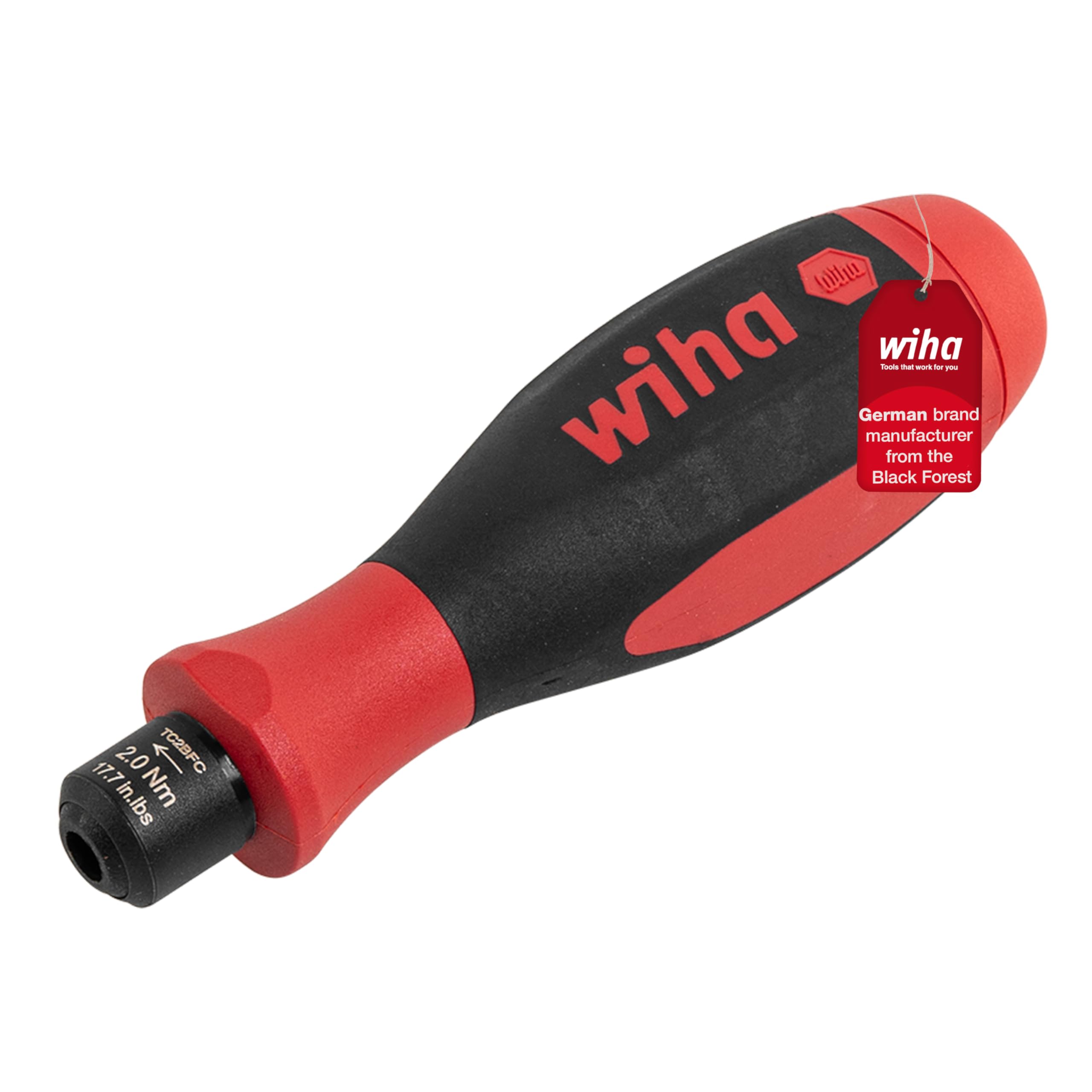 Wiha 29201200 Variant 2"Easy Torque Screwdriver, Black/Red, 2 N m