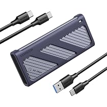 UGREEN 40Gbps M.2 NVMe SSD Enclosure with Cooling Fan, USB C Hard