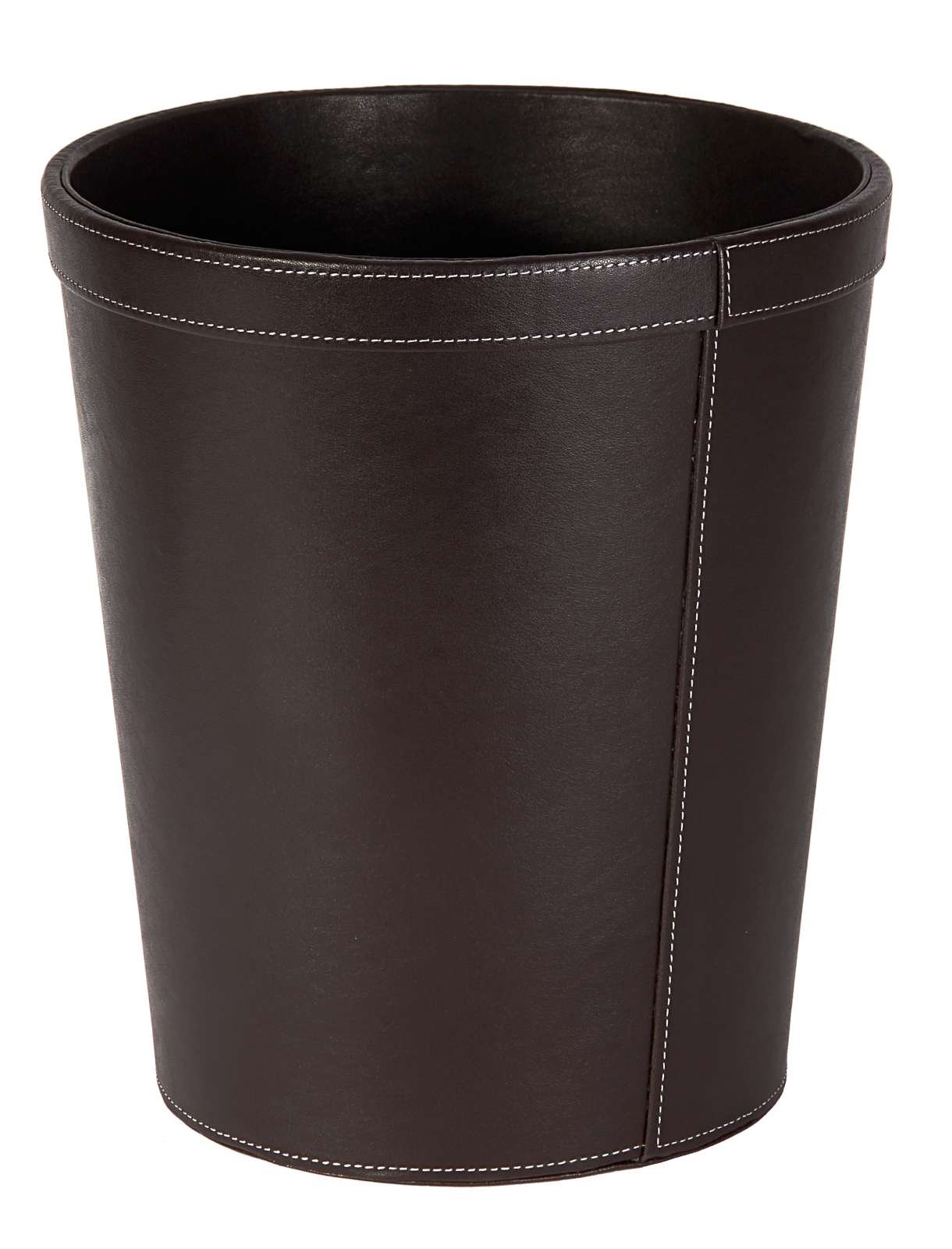 Osco 29cm Faux Leather Waste Bin Brown Buy Online in United Arab