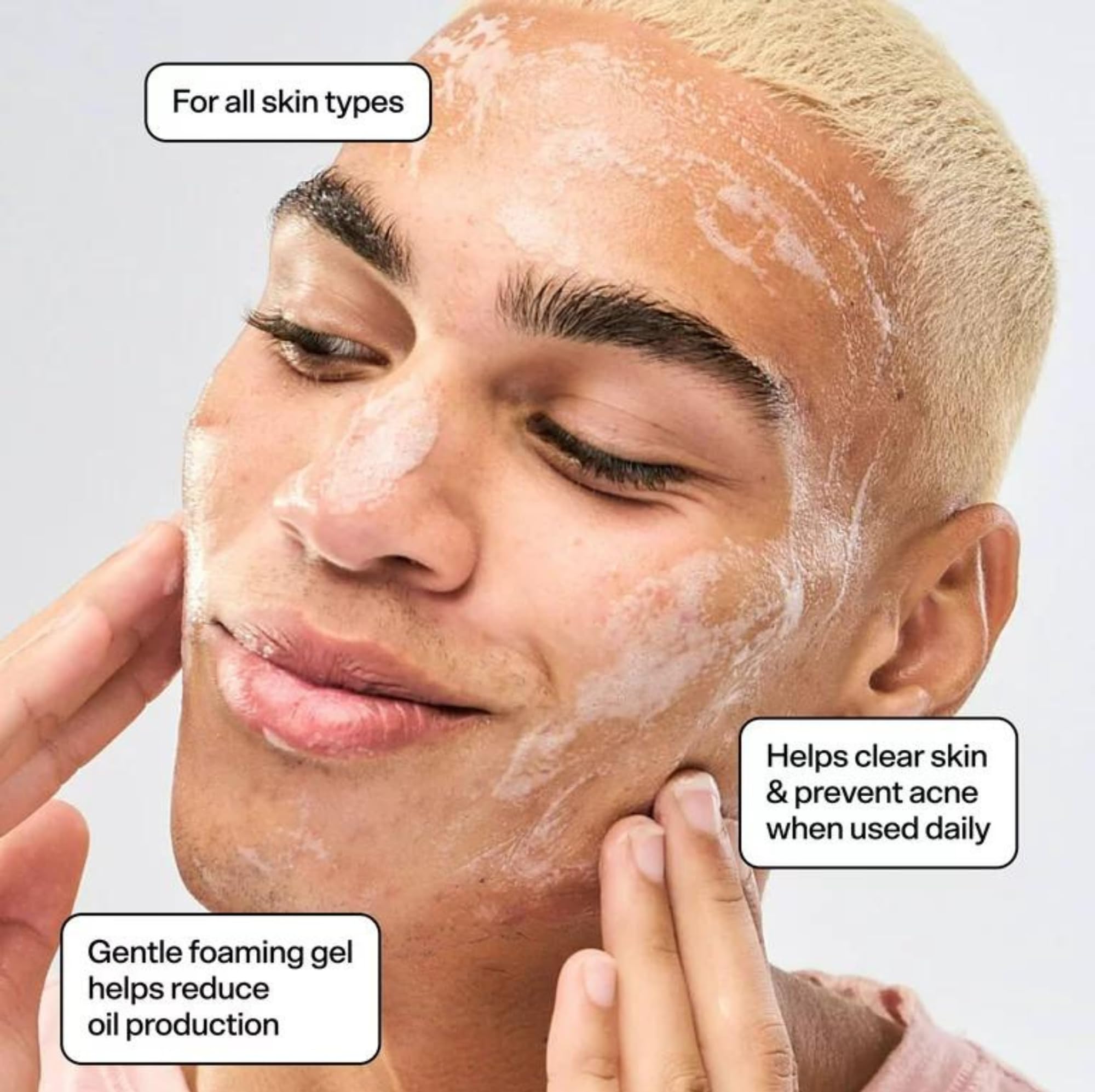 Bubble Skincare 3-Step Balancing Bundle, For Normal to Oily & Combo Skin, set of 3