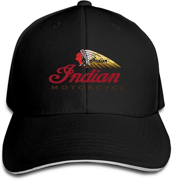 XSW IndianMotorcycles Hat Unisex Flat Bill Baseball Caps Adjustable