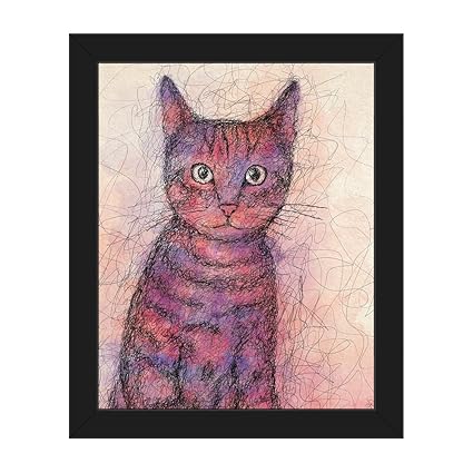 Amazoncom Scribbles The Kitten Fun Cute Painted Line