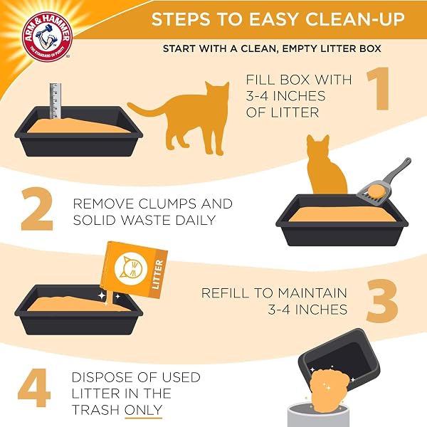 ARM & HAMMER DOUBLE DUTY CLUMPING CAT LITTER, 14LB