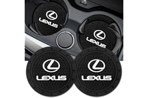 Goshinety Car Cup Holder Coaster Fit for Lexus RX ES GS LS NX RS GX LX RC LC RX350 is250 GX460 Interior Accessories,Silicone Cupholder Coaster 2.75in 2Piece