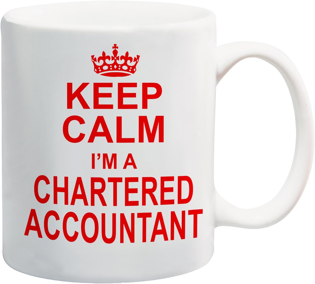 Dynamite Gifts Keep Calm I'm A Chartered Accountant Red Mug Gift Present