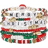 Twinfree Bohemian Bracelets for Women Stretch Multilayer Colorful Beads Bracelet with Charm Jewelry
