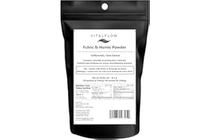 VITALFLOW Fulvic + Humic Packets (30x350 mg) | 5:2 Humic:Fulvic Blend