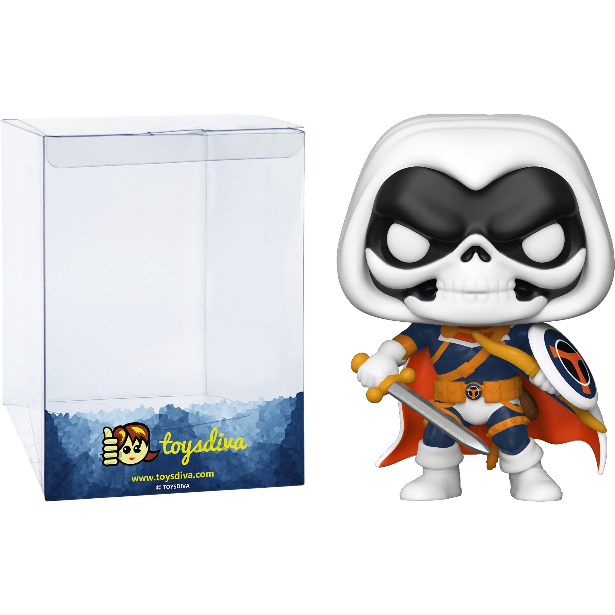 Taskmaster (Exc): P o p ! Vinyl Figurine Bundle with 1 Compatible 'ToysDiva' Graphic Protector (892 - 55507 - B)