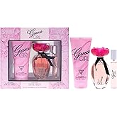 GUESS Girl Eau de Toilette 3 Piece Gift Set - Perfume Spray 3.4 Fl. Oz., Travel Spray 0.5 Fl. Oz., & Body Lotion 6.7 Fl. Oz