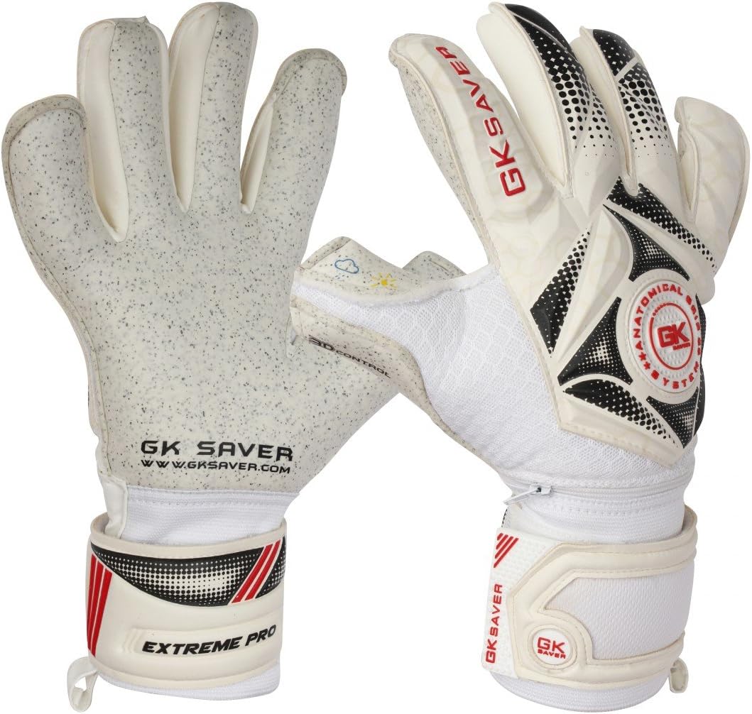 GK Saver Football Goalkeeper Gloves 3D Winner 04 Quartz Hybrid Top Pro Gloves