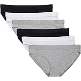 Tommy Hilfiger womens Logo Waistband Cotton Bikini 6 Pack