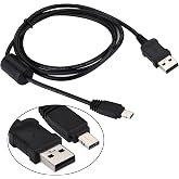 Replacement for Casio Exilim Camera Charger, 12-Pin USB Data Cable | Compatible with Casio EX-Z77, Z75, Z29, Z80, Z90, H10, Z1080, ZR20, ZR1000, TR150, TR200, FC200S, FC300S Cameras