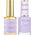 DND DC Gel Polish Set, Purple Collection, UV/LED GelPolish and Air Dry Nail Lacquer, Matching Chip-Free Polish Duo, 0.5 Fl Oz Each