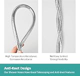 EMKE Shower Hose 2.5m Anti-Kink Stainless Universal Replacement Chrome G1/2 view 3