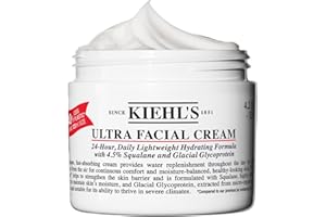 Kiehl's Ultra Facial Cream, with 4.5% Squalane to Strengthen Skin's Moisture Barrier, Skin Feels Softer and Smoother, Long-Lasting Hydration, Easy and Fast-Absorbing, Suitable for All Skin Types