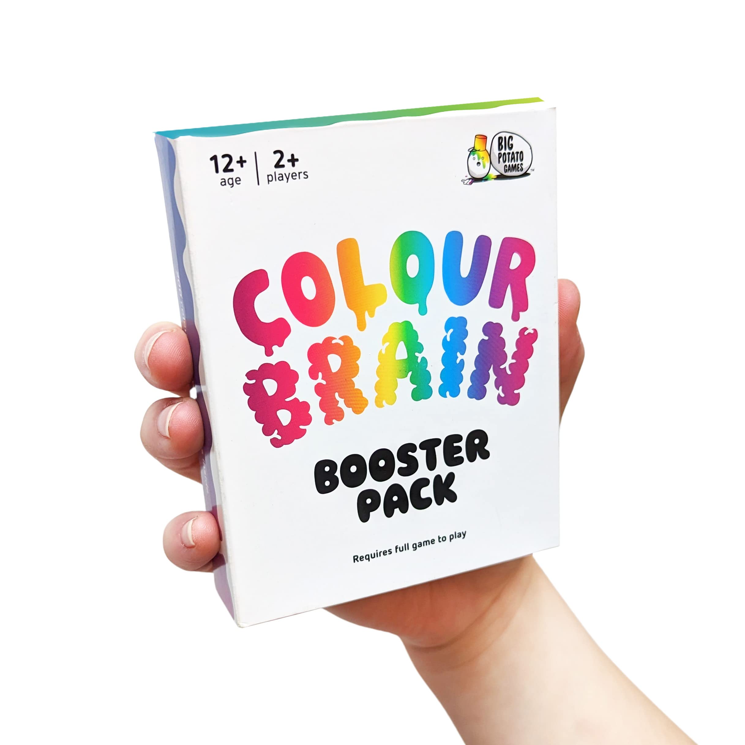 Big Potato Colourbrain Card Game Expansion Pack – 200 New Colourful Question Cards | Add-On for the Colourbrain Family Quiz Card Game