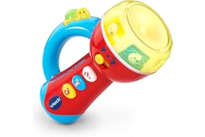 VTech Spin & Learn Color Flashlight - Red (Frustration-Free Packaging - English Version)
