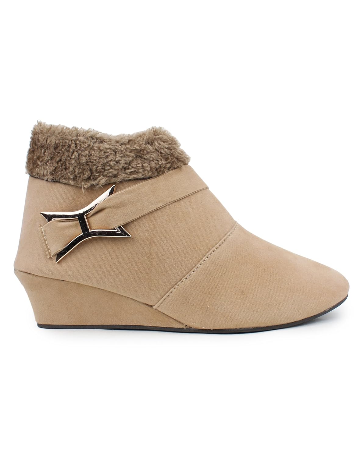 a&s stylish & fashionable suede ankle boot's for women