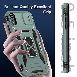 DEERLAMN Case for iPhone XR with Slide Camera