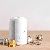 D.A.Y. Republic 500m Sewing Thread White Spool Multipurpose Strong Bonded view 4