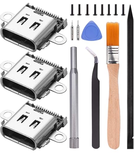 Amazon.com: Ikpek 3-Pack Charging Port Replacement for Nintendo