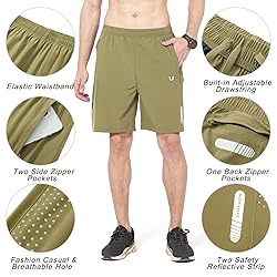 NORTHYARD Men's Athletic Running Shorts Quick Dry