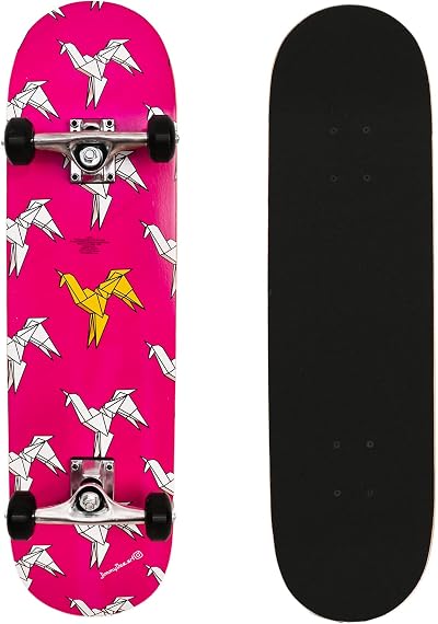M.Y X-Skate Origami Complete 31in Skateboard 7 Ply Birch ABEC 7 Bearings