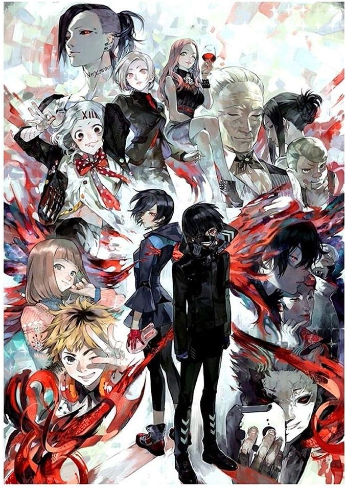 zhongjiany A3 Size Tokyo Ghoul Manga Series Sui Ishida Anime Gift Wall Decor Art Poster